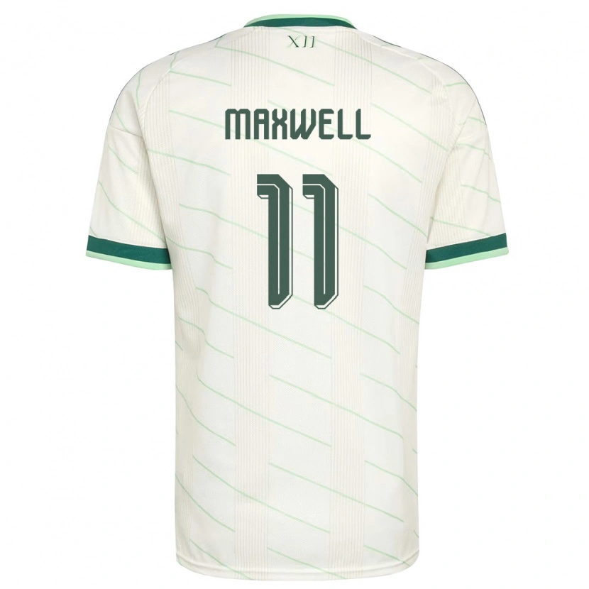 Danxen Män Nordirland Danielle Maxwell #11 Vit Grön Bortatröja Matchtröjor 26-28 Tröjor T-Tröja