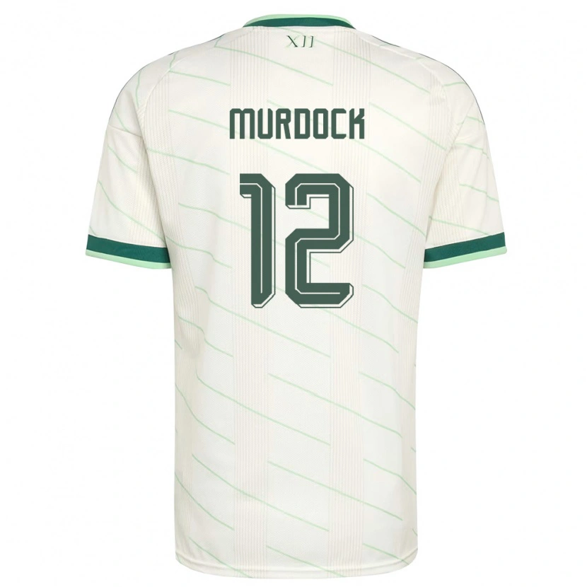 Danxen Män Nordirland Will Murdock #12 Vit Grön Bortatröja Matchtröjor 26-28 Tröjor T-Tröja