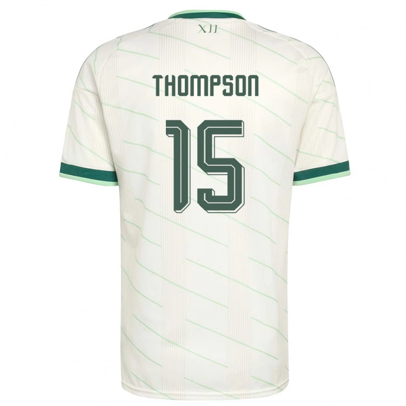 Danxen Män Nordirland Jordan Thompson #15 Vit Grön Bortatröja Matchtröjor 26-28 Tröjor T-Tröja