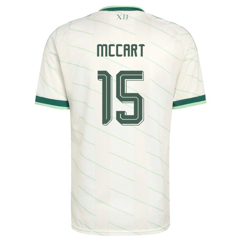 Danxen Män Nordirland Odhrán Mccart #15 Vit Grön Bortatröja Matchtröjor 26-28 Tröjor T-Tröja