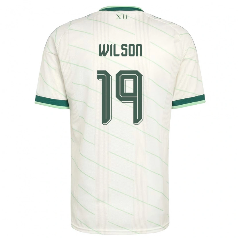 Danxen Män Nordirland Emily Wilson #19 Vit Grön Bortatröja Matchtröjor 26-28 Tröjor T-Tröja