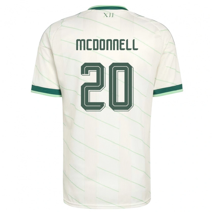 Danxen Män Nordirland Jamie Mcdonnell #20 Vit Grön Bortatröja Matchtröjor 26-28 Tröjor T-Tröja
