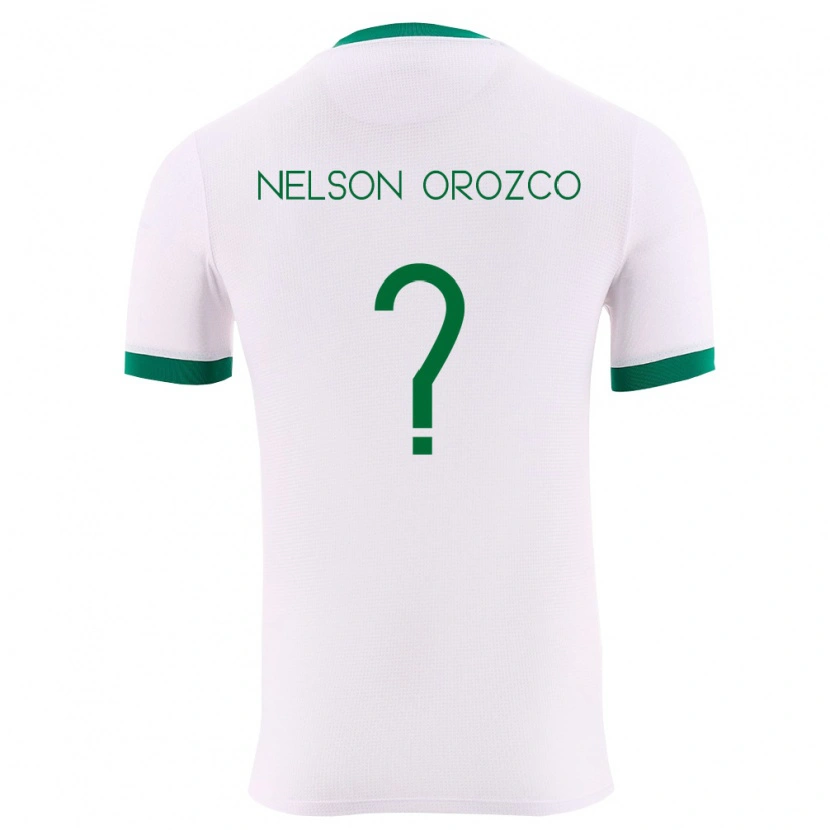 Danxen Män Bolivia Jorge Nelson Orozco #0 Vit Grön Röd Bortatröja Matchtröjor 26-28 Tröjor T-Tröja