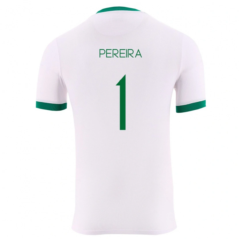 Danxen Män Bolivia Fabián Pereira #1 Vit Grön Röd Bortatröja Matchtröjor 26-28 Tröjor T-Tröja