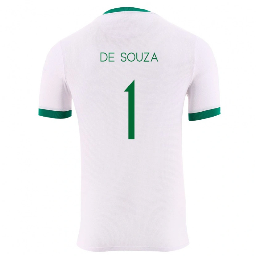 Danxen Män Bolivia Victor De Souza #1 Vit Grön Röd Bortatröja Matchtröjor 26-28 Tröjor T-Tröja