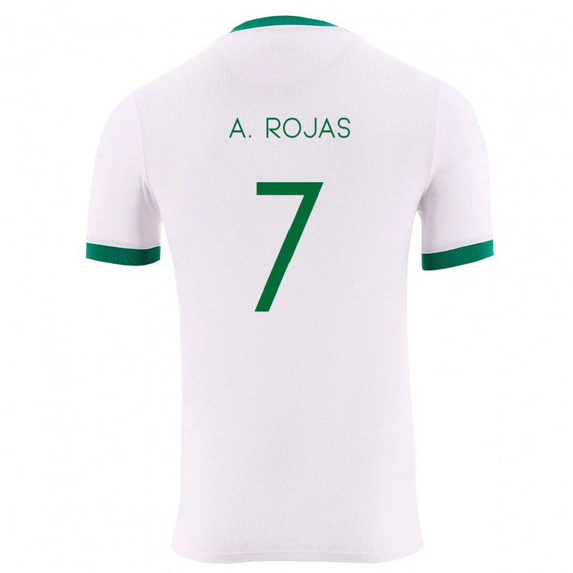 Danxen Män Bolivia Ana Paula Rojas #7 Vit Grön Röd Bortatröja Matchtröjor 26-28 Tröjor T-Tröja