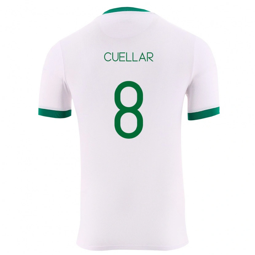 Danxen Män Bolivia Jaume Cuéllar #8 Vit Grön Röd Bortatröja Matchtröjor 26-28 Tröjor T-Tröja