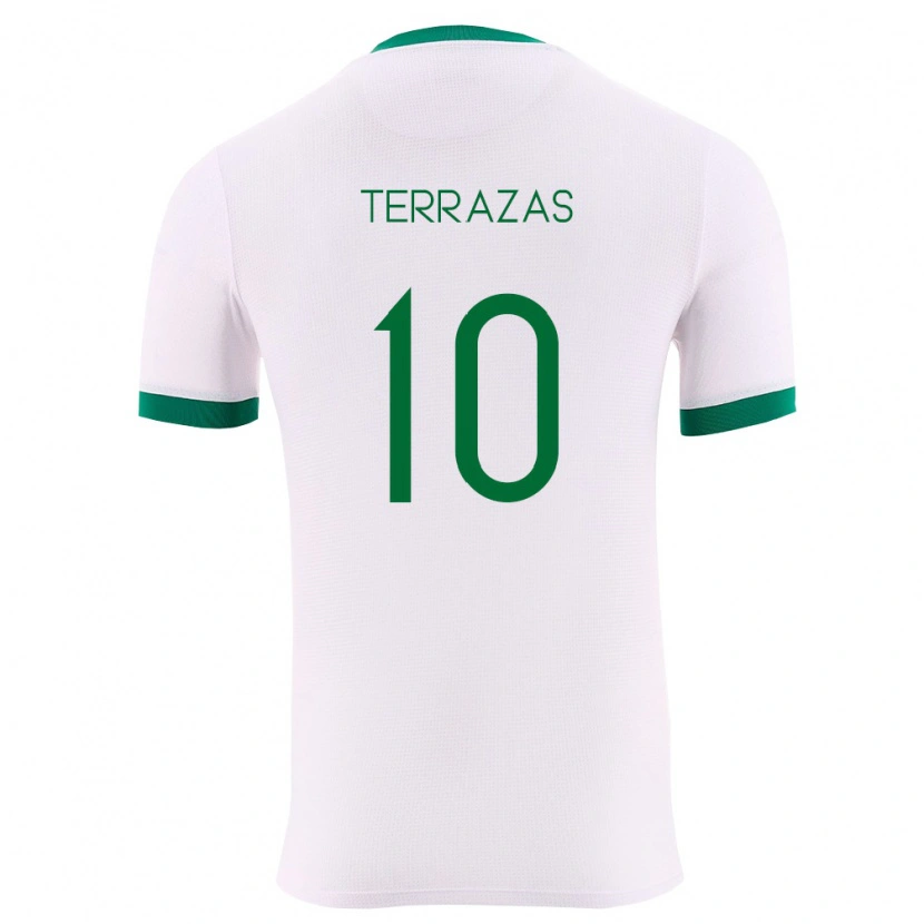 Danxen Män Bolivia Adalid Terrazas #10 Vit Grön Röd Bortatröja Matchtröjor 26-28 Tröjor T-Tröja
