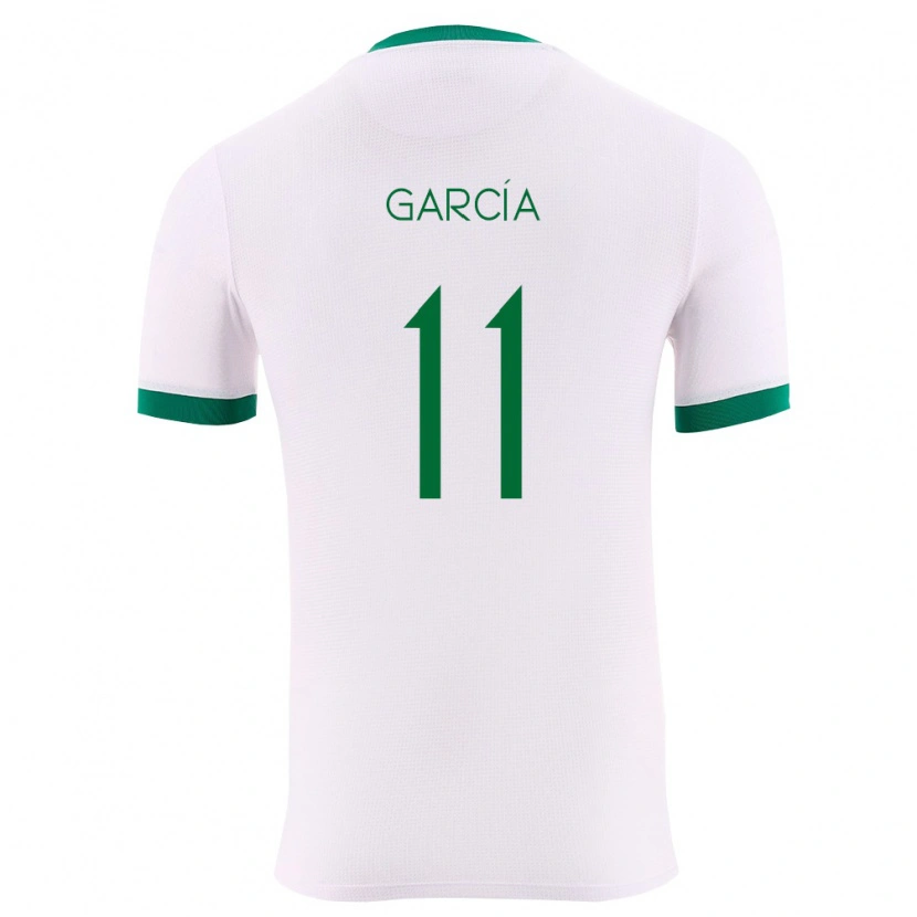 Danxen Män Bolivia Santos García #11 Vit Grön Röd Bortatröja Matchtröjor 26-28 Tröjor T-Tröja