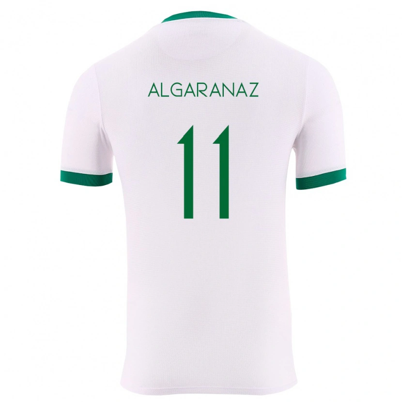 Danxen Män Bolivia Carmelo Algarañaz #11 Vit Grön Röd Bortatröja Matchtröjor 26-28 Tröjor T-Tröja