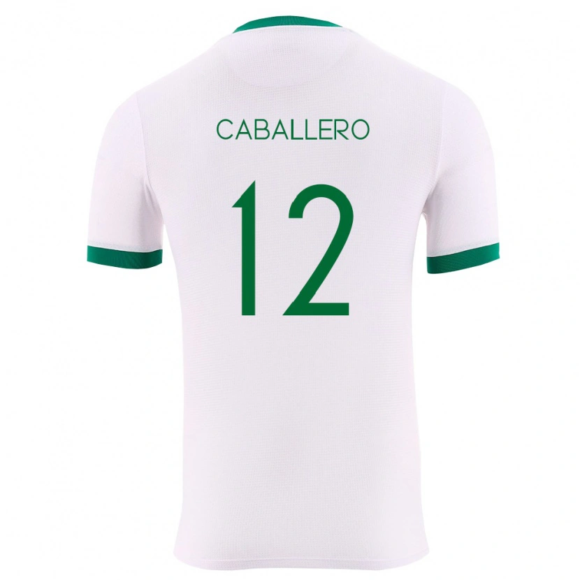 Danxen Män Bolivia Diego Caballero #12 Vit Grön Röd Bortatröja Matchtröjor 26-28 Tröjor T-Tröja