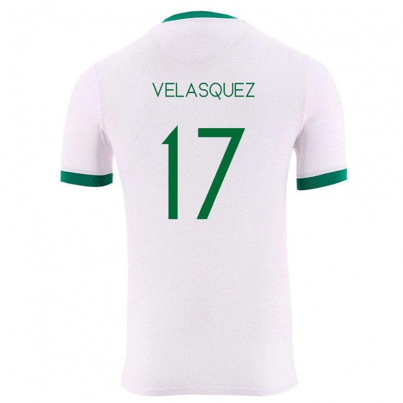 Danxen Män Bolivia Jhon Velásquez #17 Vit Grön Röd Bortatröja Matchtröjor 26-28 Tröjor T-Tröja