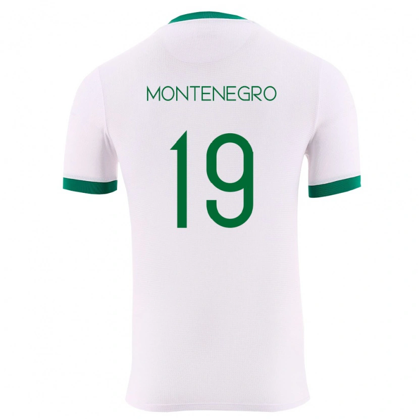 Danxen Män Bolivia Leonardo Montenegro #19 Vit Grön Röd Bortatröja Matchtröjor 26-28 Tröjor T-Tröja