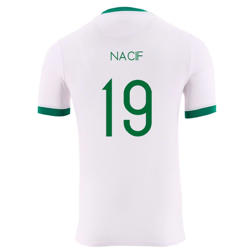 Danxen Män Bolivia Nabil Nacif #19 Vit Grön Röd Bortatröja Matchtröjor 26-28 Tröjor T-Tröja