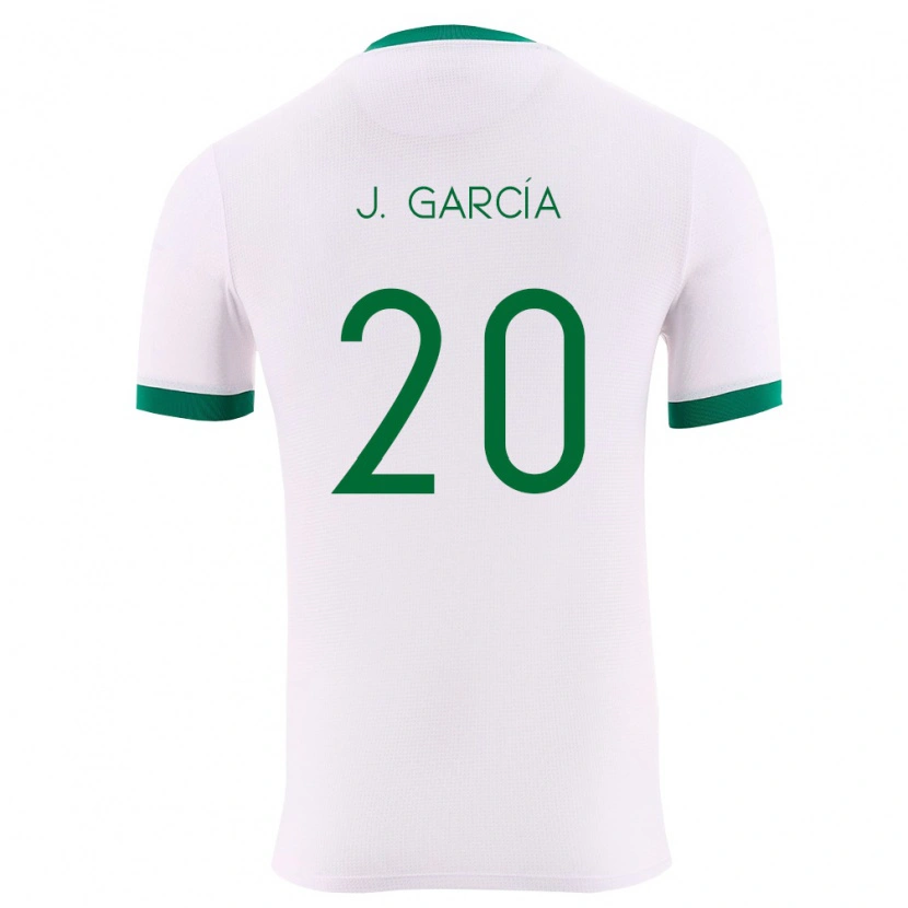Danxen Män Bolivia John García #20 Vit Grön Röd Bortatröja Matchtröjor 26-28 Tröjor T-Tröja