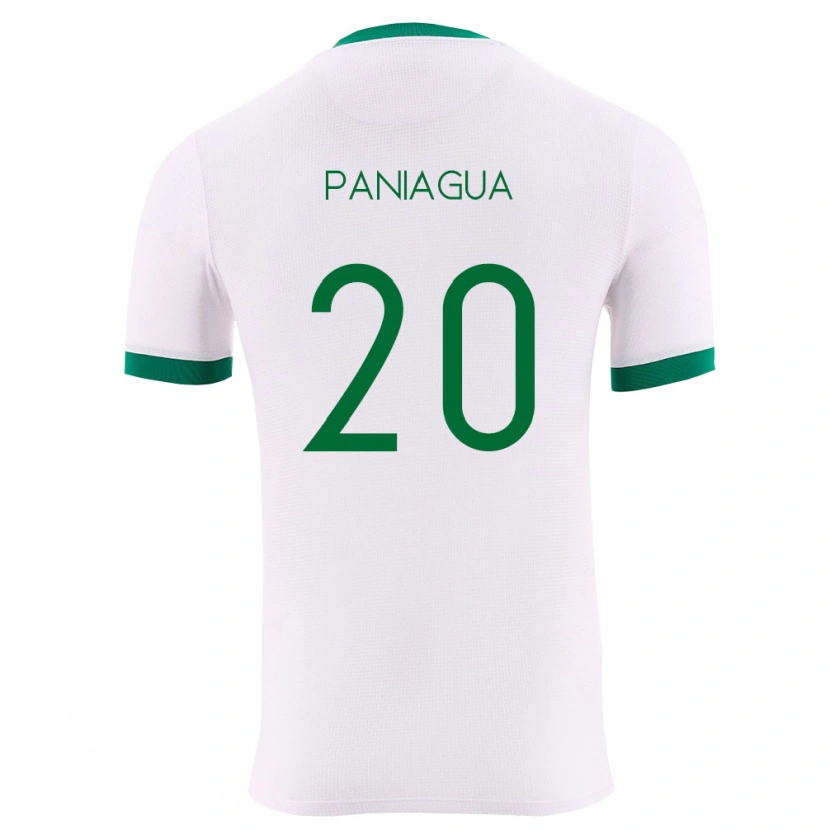 Danxen Män Bolivia Emanuel Paniagua #20 Vit Grön Röd Bortatröja Matchtröjor 26-28 Tröjor T-Tröja
