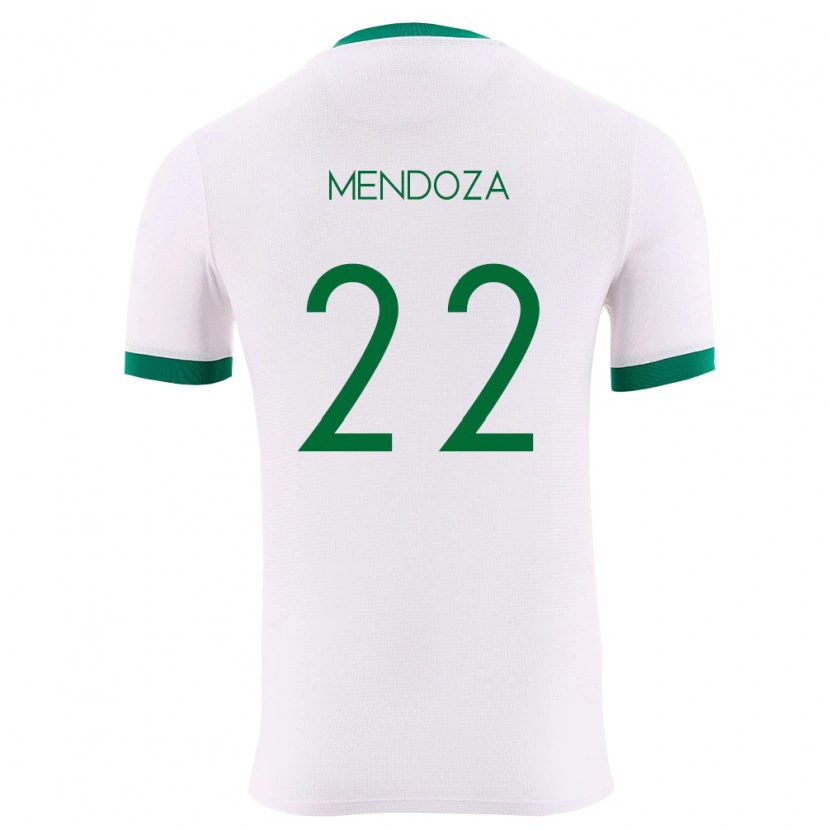 Danxen Män Bolivia Gonzalo Mendoza #22 Vit Grön Röd Bortatröja Matchtröjor 26-28 Tröjor T-Tröja