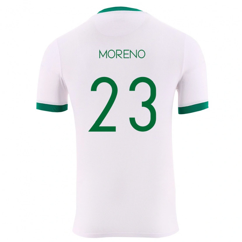 Danxen Män Bolivia Leonel Moreno #23 Vit Grön Röd Bortatröja Matchtröjor 26-28 Tröjor T-Tröja