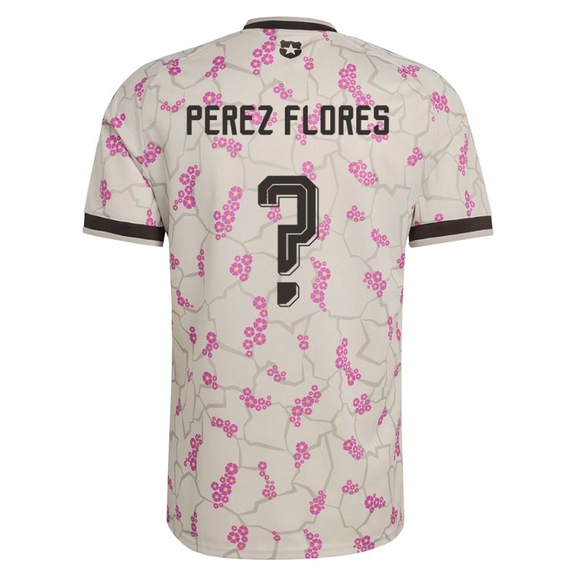 Danxen Män Chile Benjamín Pérez #0 Vit Lila Bortatröja Matchtröjor 26-28 Tröjor T-Tröja