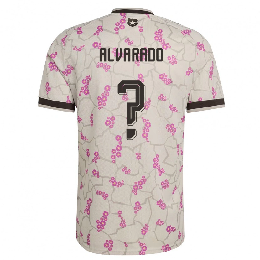 Danxen Män Chile José Alvarado #0 Vit Lila Bortatröja Matchtröjor 26-28 Tröjor T-Tröja