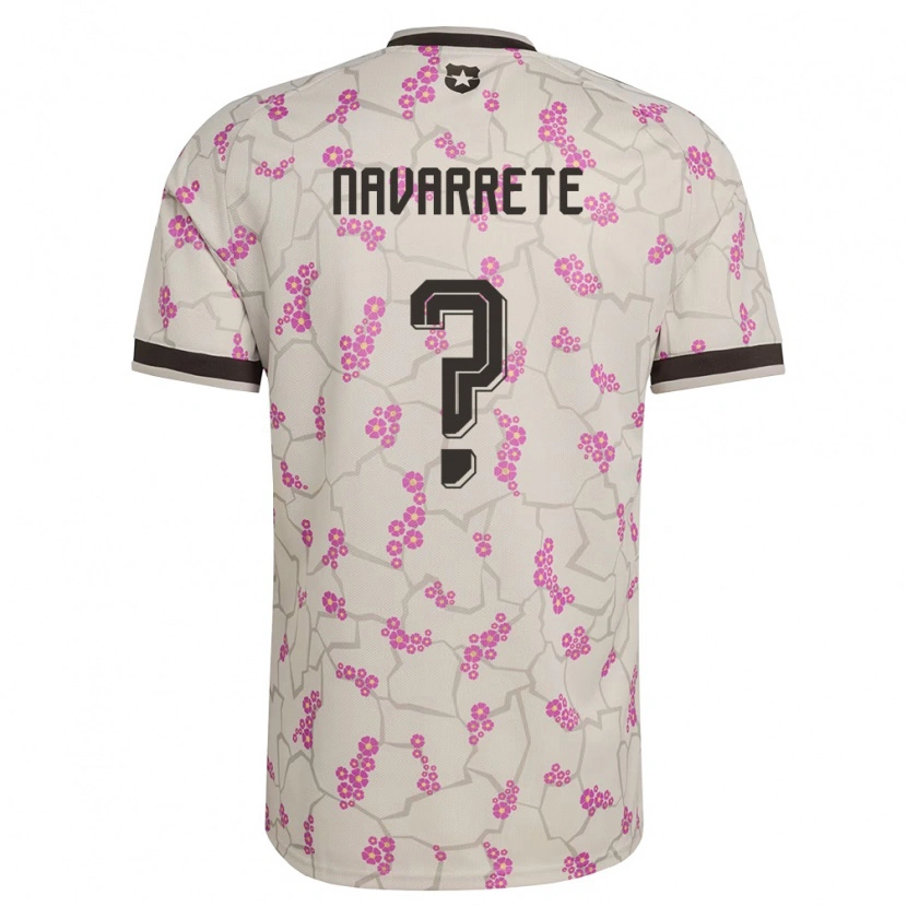 Danxen Män Chile Sebastián Navarrete #0 Vit Lila Bortatröja Matchtröjor 26-28 Tröjor T-Tröja