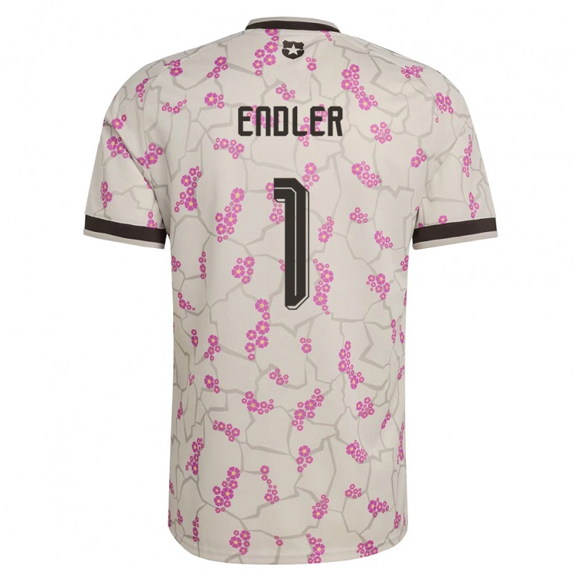 Danxen Män Chile Christiane Endler #1 Vit Lila Bortatröja Matchtröjor 26-28 Tröjor T-Tröja