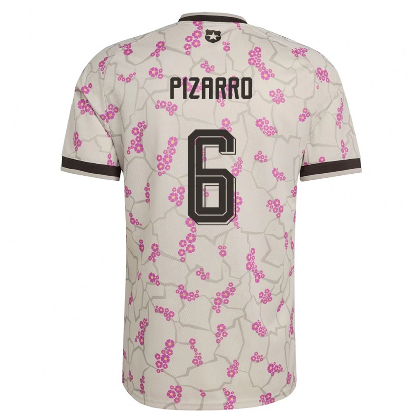 Danxen Män Chile Vicente Pizarro #6 Vit Lila Bortatröja Matchtröjor 26-28 Tröjor T-Tröja