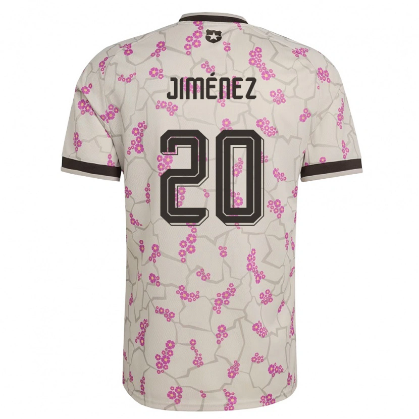 Danxen Män Chile Martín Jiménez #20 Vit Lila Bortatröja Matchtröjor 26-28 Tröjor T-Tröja