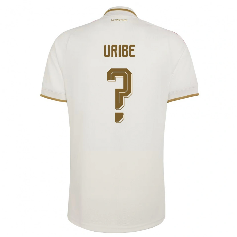 Danxen Män Venezuela Juan Uribe #0 Off-White Gul Bortatröja Matchtröjor 26-28 Tröjor T-Tröja