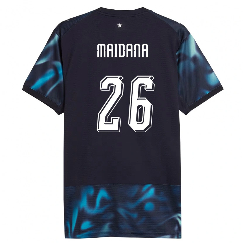 Danxen Män Paraguay Alexandro Maidana #26 Marin Himmelblå Bortatröja Matchtröjor 26-28 Tröjor T-Tröja