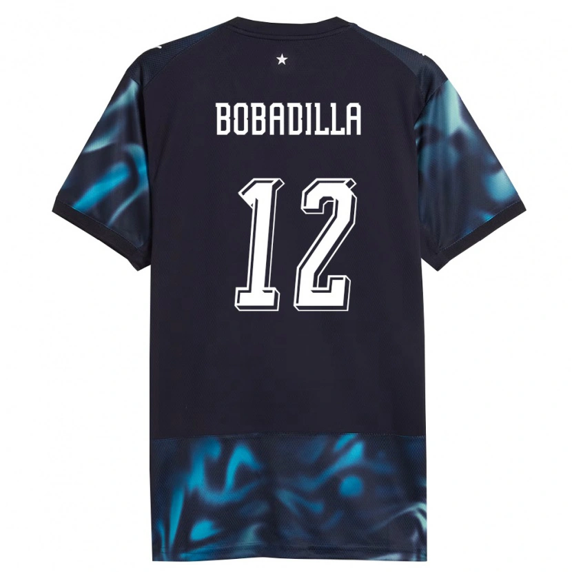Danxen Män Paraguay Alicia Bobadilla #12 Marin Himmelblå Bortatröja Matchtröjor 26-28 Tröjor T-Tröja