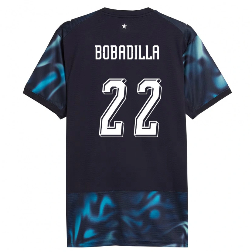 Danxen Män Paraguay Dylan Bobadilla #22 Marin Himmelblå Bortatröja Matchtröjor 26-28 Tröjor T-Tröja