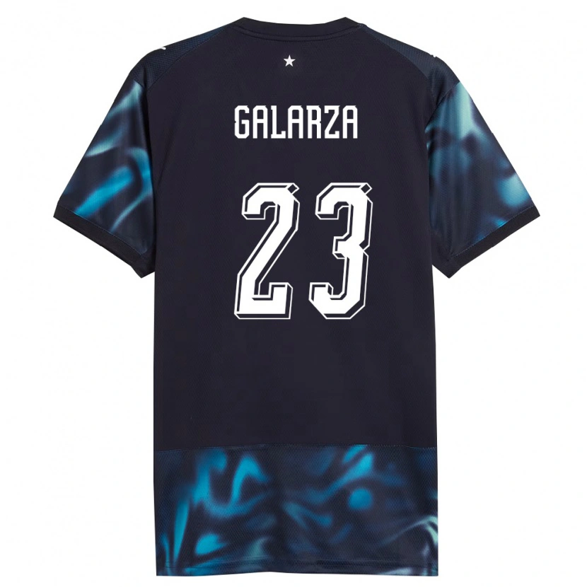 Danxen Män Paraguay Matías Galarza #23 Marin Himmelblå Bortatröja Matchtröjor 26-28 Tröjor T-Tröja