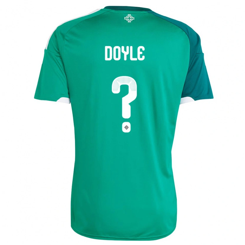 Danxen Kvinnor Nordirland Jayden Doyle #0 Grön Vit Hemmatröja Matchtröjor 26-28 Tröjor T-Tröja