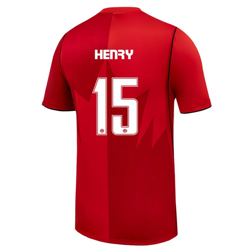 Danxen Kvinnor Kanada Doneil Henry #15 Röd Vit Hemmatröja Matchtröjor 26-28 Tröjor T-Tröja