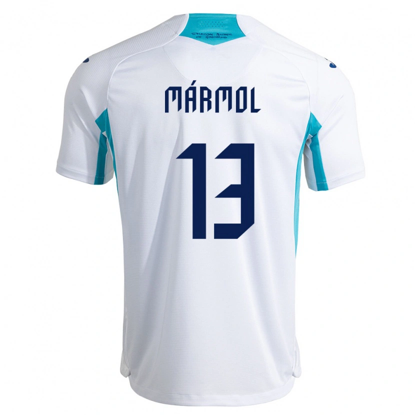 Danxen Kvinnor Honduras Edil Mármol #13 Vit Blå Himmelblå Hemmatröja Matchtröjor 26-28 Tröjor T-Tröja