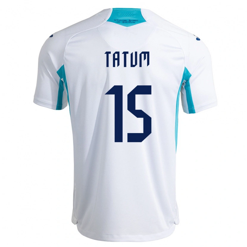 Danxen Kvinnor Honduras Anfronit Tatum #15 Vit Blå Himmelblå Hemmatröja Matchtröjor 26-28 Tröjor T-Tröja