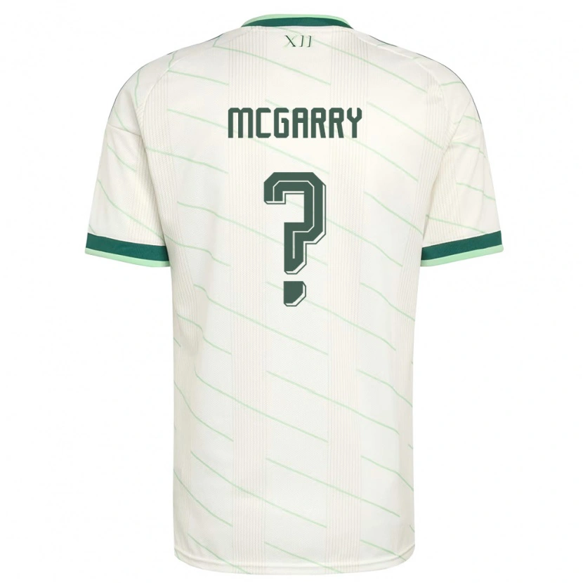 Danxen Kvinnor Nordirland Shea Mcgarry #0 Vit Grön Bortatröja Matchtröjor 26-28 Tröjor T-Tröja