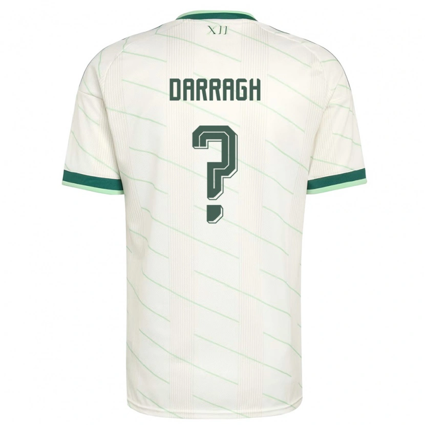 Danxen Kvinnor Nordirland Darragh Mccann #0 Vit Grön Bortatröja Matchtröjor 26-28 Tröjor T-Tröja