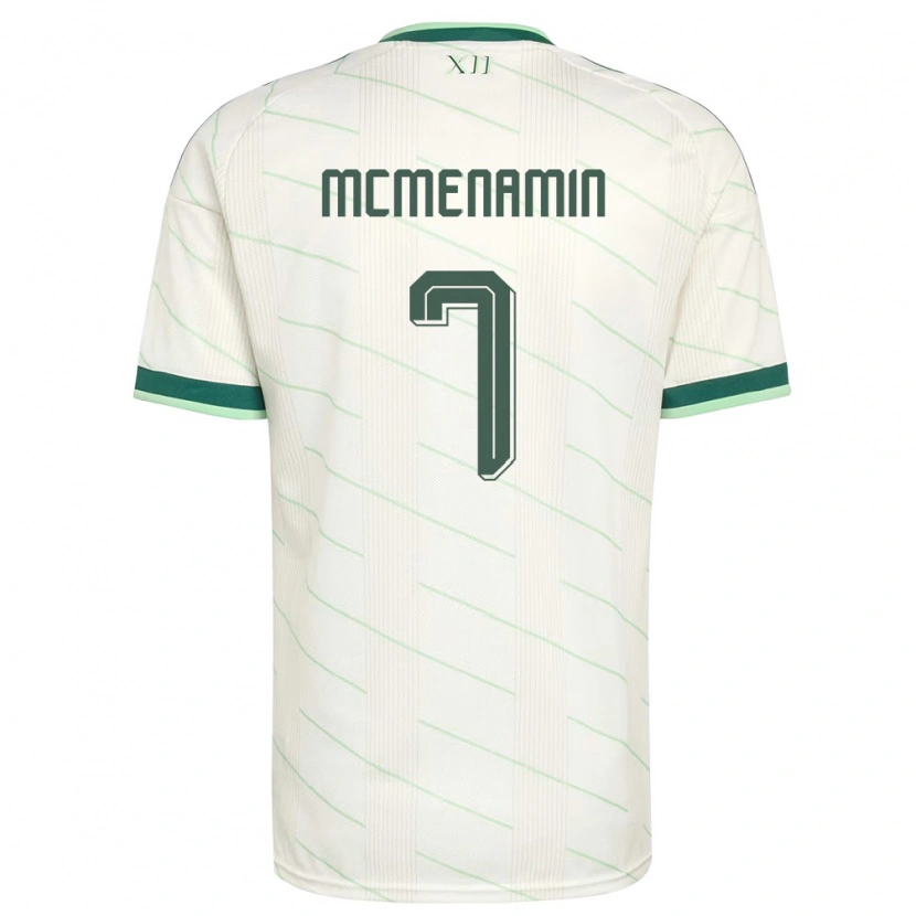 Danxen Kvinnor Nordirland Conor Mcmenamin #7 Vit Grön Bortatröja Matchtröjor 26-28 Tröjor T-Tröja
