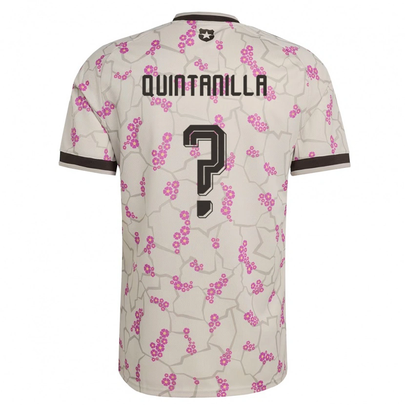 Danxen Kvinnor Chile Vicente Quintanilla #0 Vit Lila Bortatröja Matchtröjor 26-28 Tröjor T-Tröja