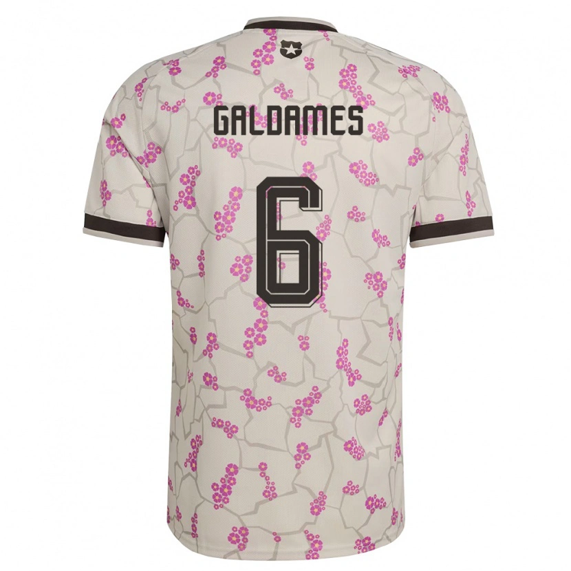 Danxen Kvinnor Chile Thomas Galdames #6 Vit Lila Bortatröja Matchtröjor 26-28 Tröjor T-Tröja