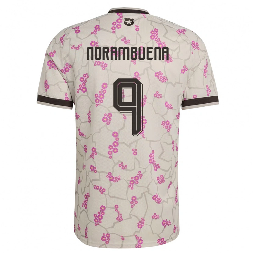 Danxen Kvinnor Chile Gabriel Norambuena #9 Vit Lila Bortatröja Matchtröjor 26-28 Tröjor T-Tröja