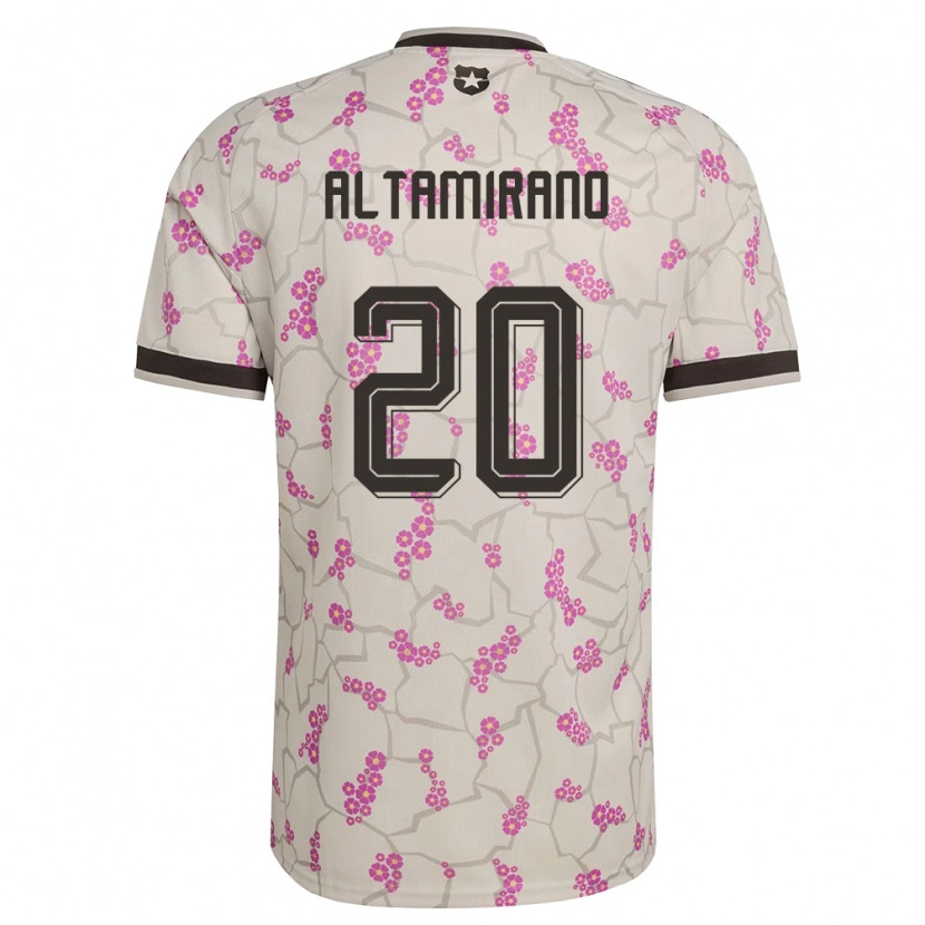 Danxen Kvinnor Chile Javier Altamirano #20 Vit Lila Bortatröja Matchtröjor 26-28 Tröjor T-Tröja
