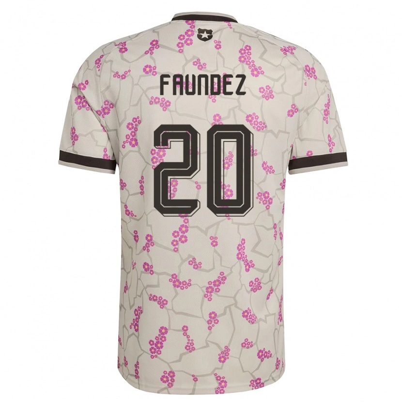 Danxen Kvinnor Chile Felipe Faúndez #20 Vit Lila Bortatröja Matchtröjor 26-28 Tröjor T-Tröja