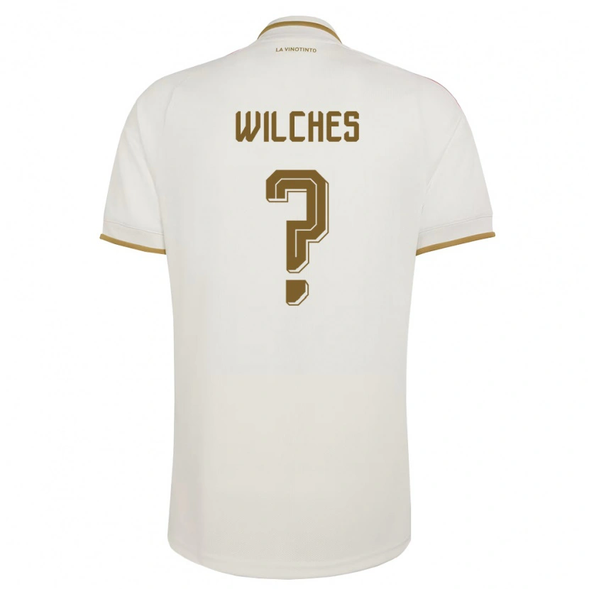 Danxen Kvinnor Venezuela Wilder Wilches #0 Off-White Gul Bortatröja Matchtröjor 26-28 Tröjor T-Tröja