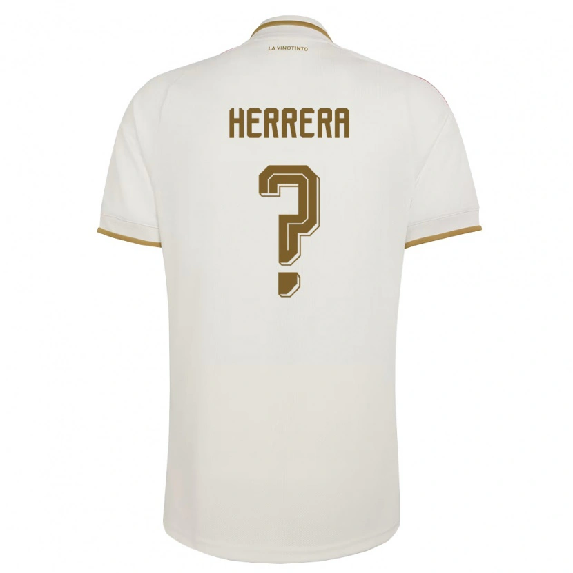 Danxen Kvinnor Venezuela Aytor Herrera #0 Off-White Gul Bortatröja Matchtröjor 26-28 Tröjor T-Tröja