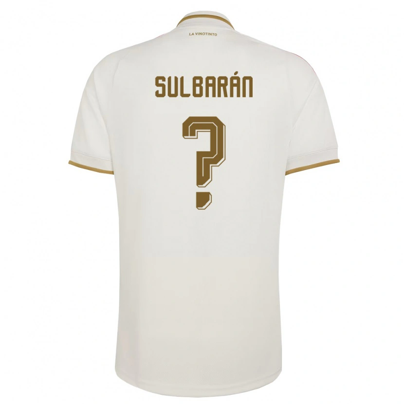 Danxen Kvinnor Venezuela Yerwin Sulbarán #0 Off-White Gul Bortatröja Matchtröjor 26-28 Tröjor T-Tröja