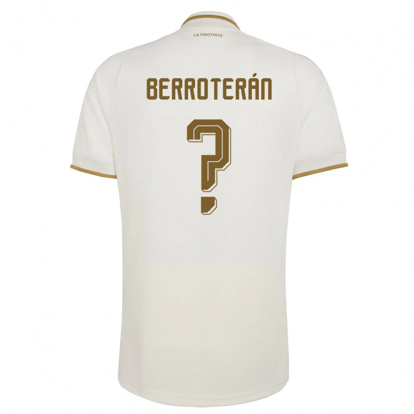 Danxen Kvinnor Venezuela Yimvert Berroterán #0 Off-White Gul Bortatröja Matchtröjor 26-28 Tröjor T-Tröja