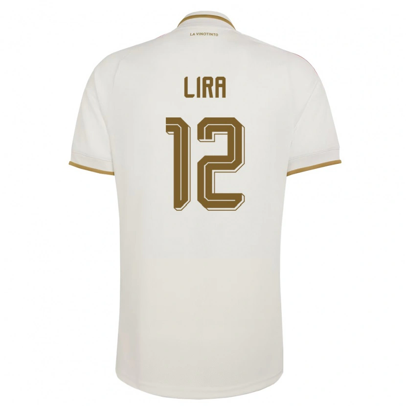 Danxen Kvinnor Venezuela Erickson Lira #12 Off-White Gul Bortatröja Matchtröjor 26-28 Tröjor T-Tröja